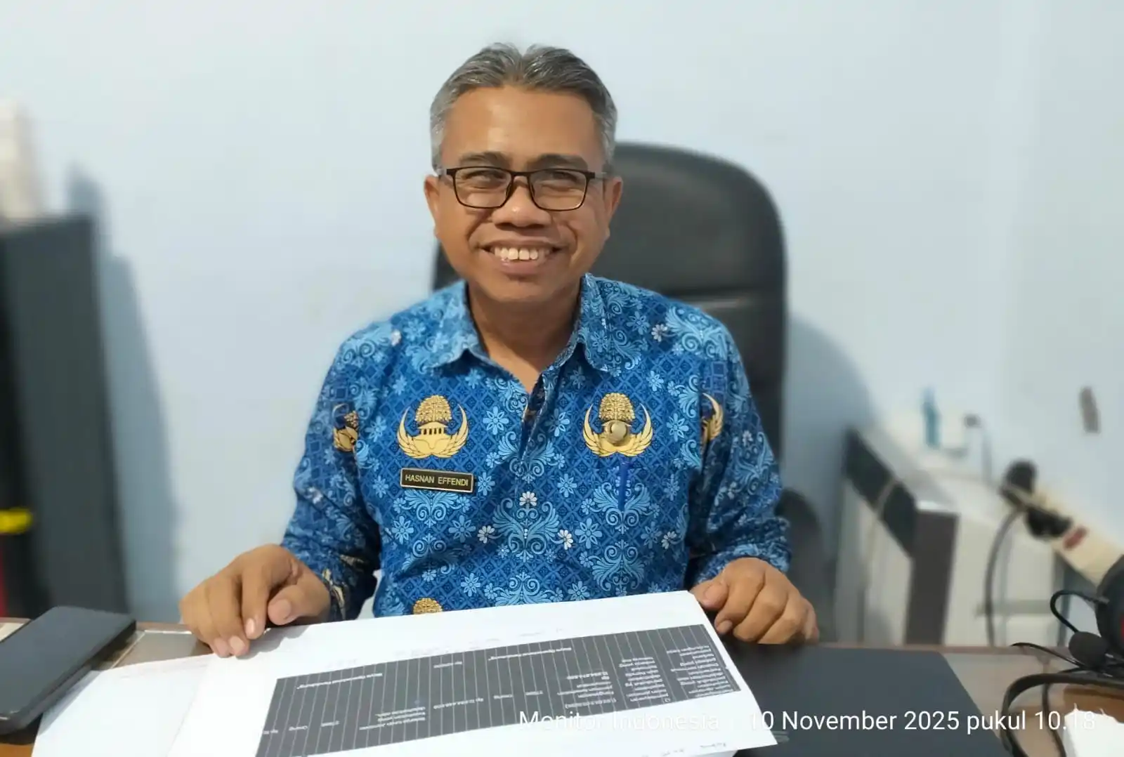 Kepala Bidang Pelayanan Kesehatan Masyarakat, Dinas Kesehatan, Kabupaten Blitar, Hasnan Effendi (Foto: Dok MI/Joko Prasetyo)