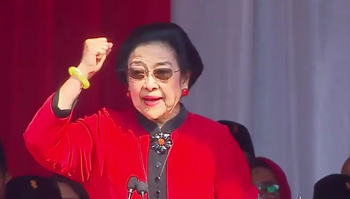 Ketua Umum (Ketum) PDI Perjuangan Megawati Soekarnoputri (Foto: Tangkapan Layar)