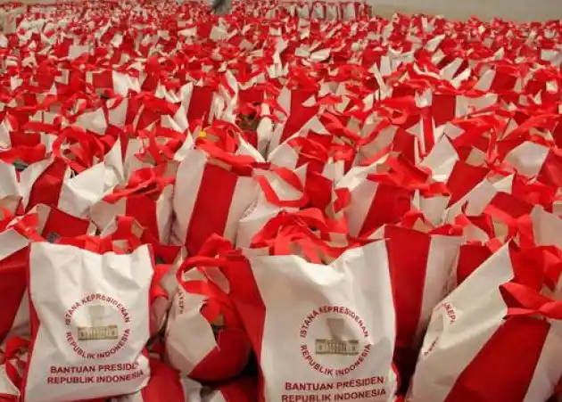 Paket bantuan sosial (bansos) Presiden untuk penanganan covid-19 pada Kemensos (Foto: Dok MI)