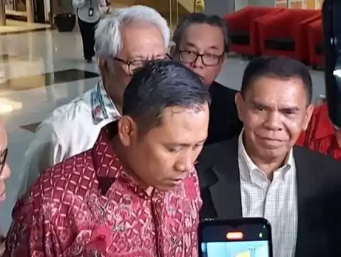 Kusnadi, Staf Sekjen PDIP Hasto Kristiyanto usai diperiksa KPK, Rabu (19/6/2024) (Foto: Dok MI/Aswan)