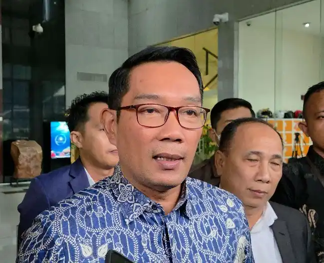 Ridwan Kamil usai diperiksa KPK, Selasa (2/12/2025) (Foto: Dok MI/Adelio Pratama)