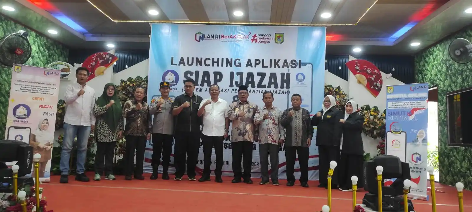 Acara launching aplikasi Siap Ijazah dan Simutia Online (Foto: Istimewa)
