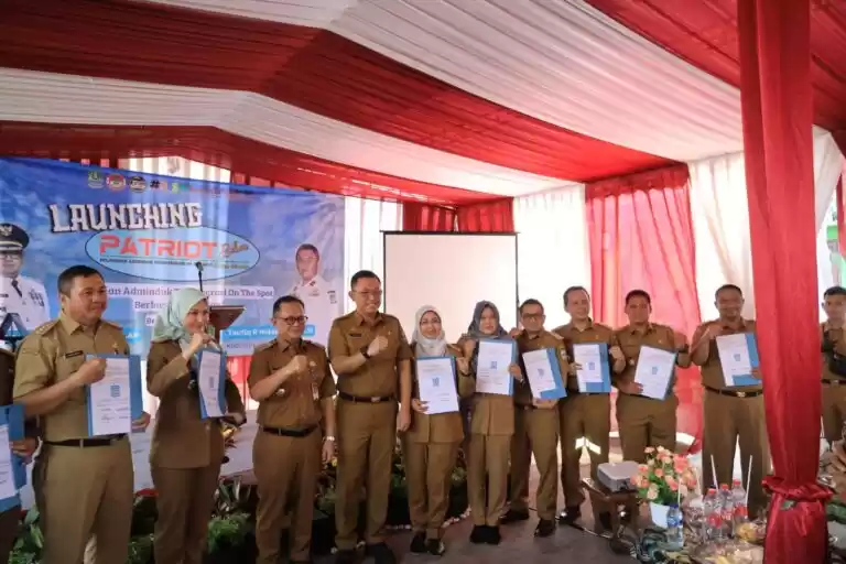 Launching pelayanan Administrasi Kependudukan On The Spot berbasis Kelurahan (Patriot Beken) di Kelurahan Jatirangga, Kecamatan Jatisampurna Kota Bekasi, Selasa (7/5/2024) (Foto: Istimewa)