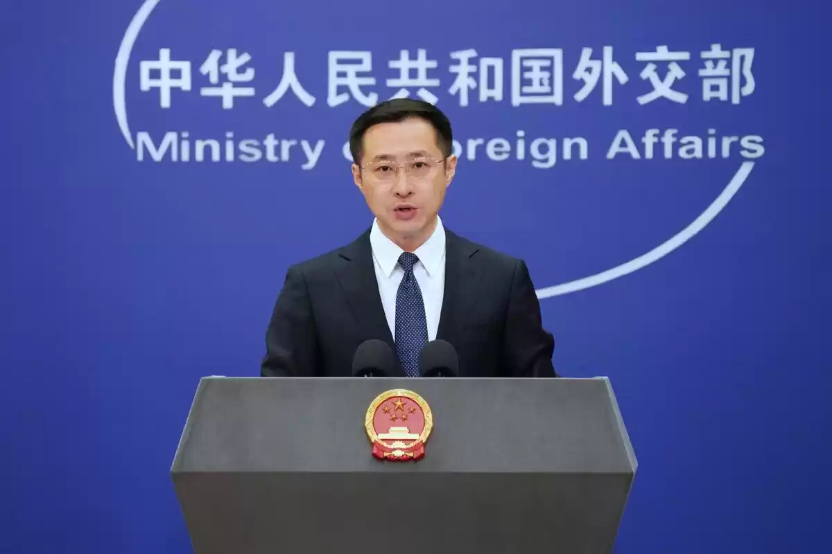 Juru Bicara Kementerian Luar Negeri China Lin Jian [Foto: Getty Images]
