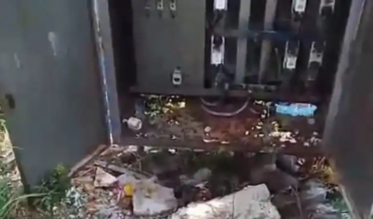 Lokasi penemuan jenazah balita empat tahun di Kota Jambi. (Foto: Antara)