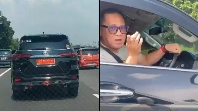 Sopir Fortuner Arogan Berpelat TNI Palsu Ditangkap [Foto: Ist]