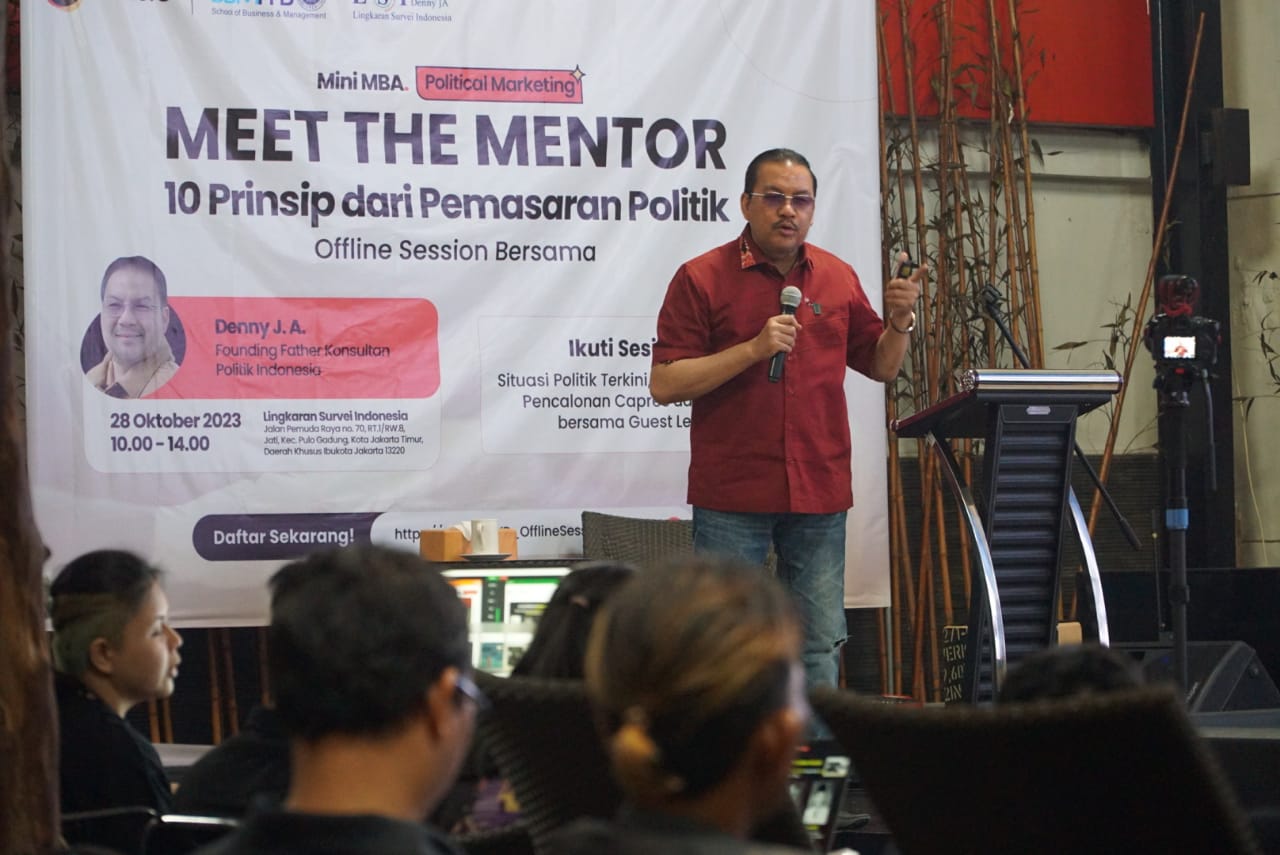 Pendiri Lingkaran Survei Indonesia (LSI) Denny JA