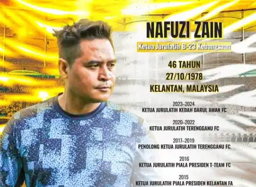 Nafuzi Zain Pelatih baru Timnas Malaysia