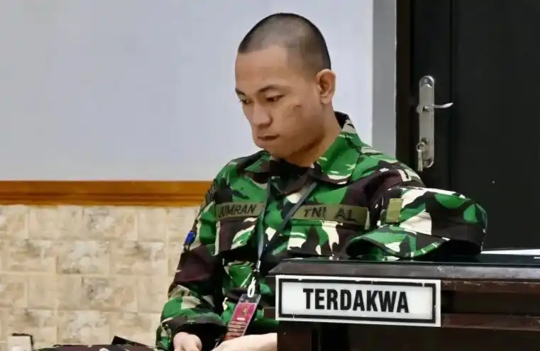 Oknum Prajurit TNI AL Kelasi I, Jumran (Foto: Ist)