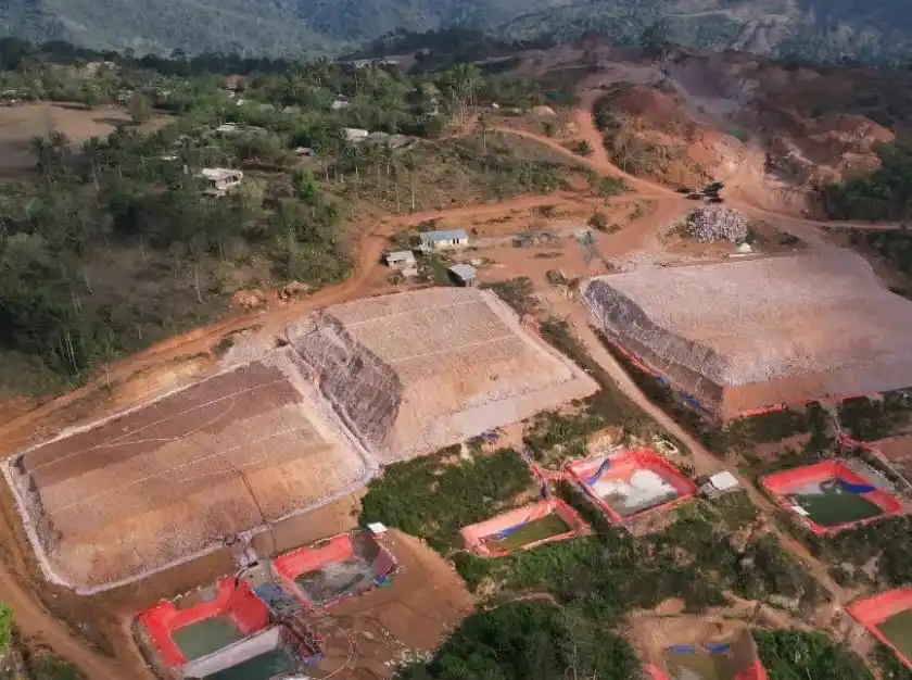 Lokasi tambang emas ilegal yang diduga dikelola TKA China di kawasan IUP PT Indotan di wilayah Sekotong, Lombok Barat, NTB, Jumat (4/10/2024)