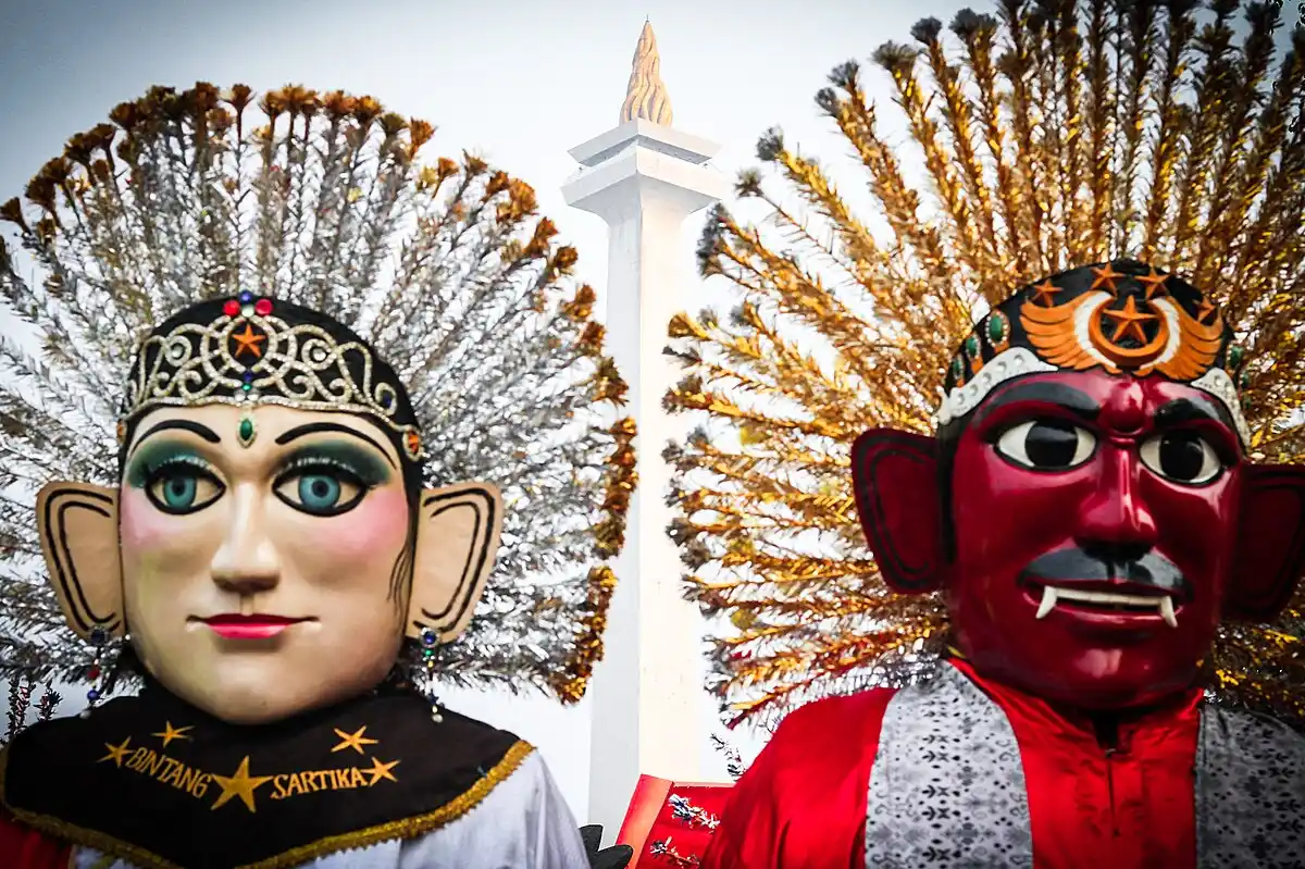 Ondel-ondel Khas Betawi [Foto: Wikipedia]