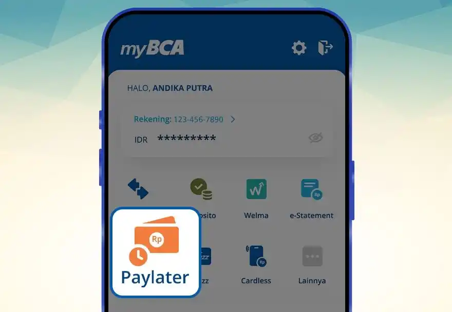 Paylater BCA. [Foto: Repro]