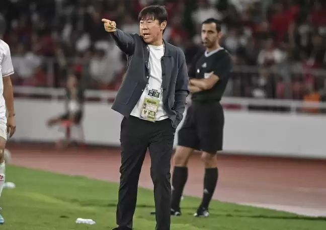 Pelatih Timnas Indonesia Shin Tae-yong. [Foto; Antara]