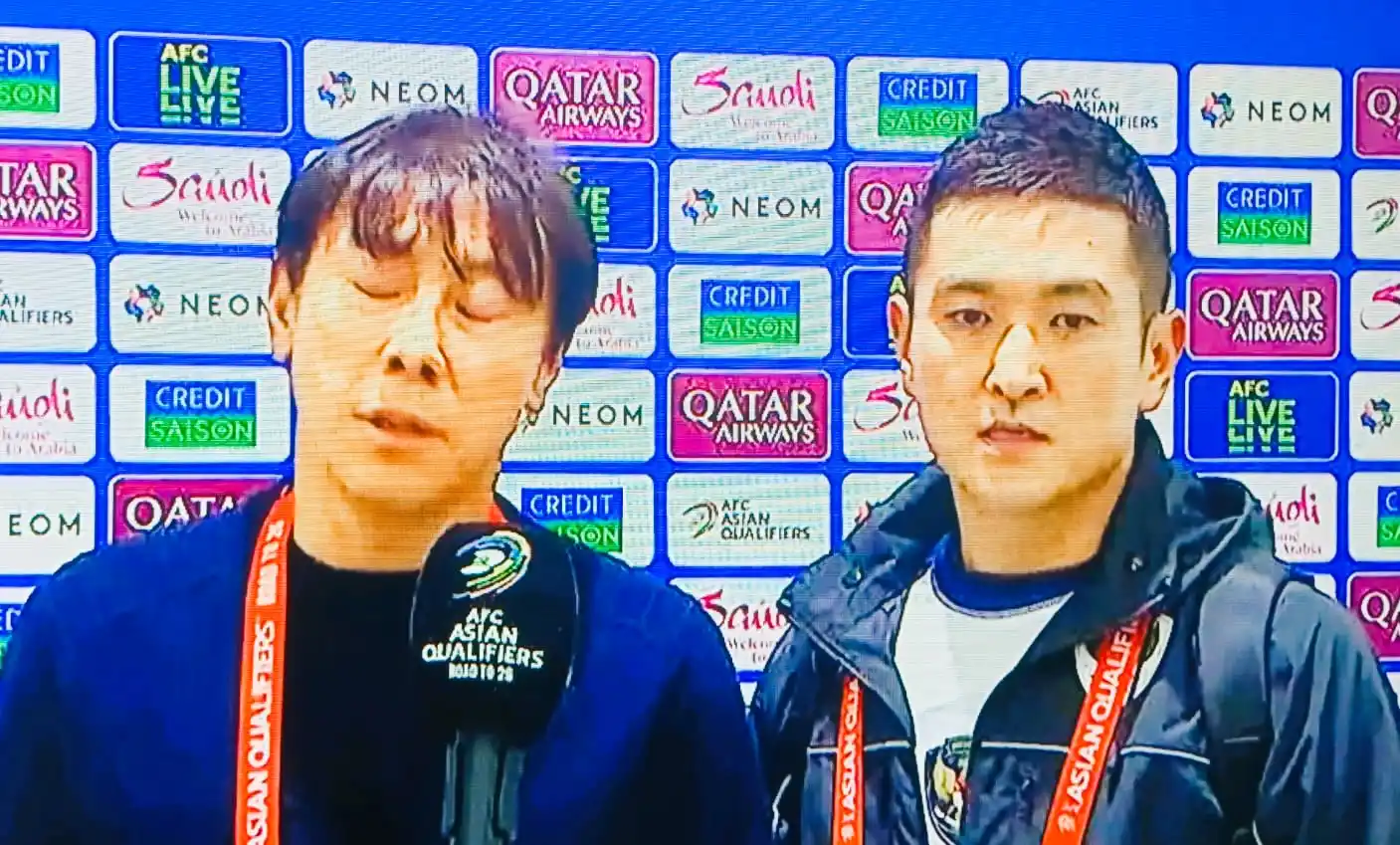 Pelatih timnas Indonesia Shin Tae-yong. (Foto: MI/Nuramin)