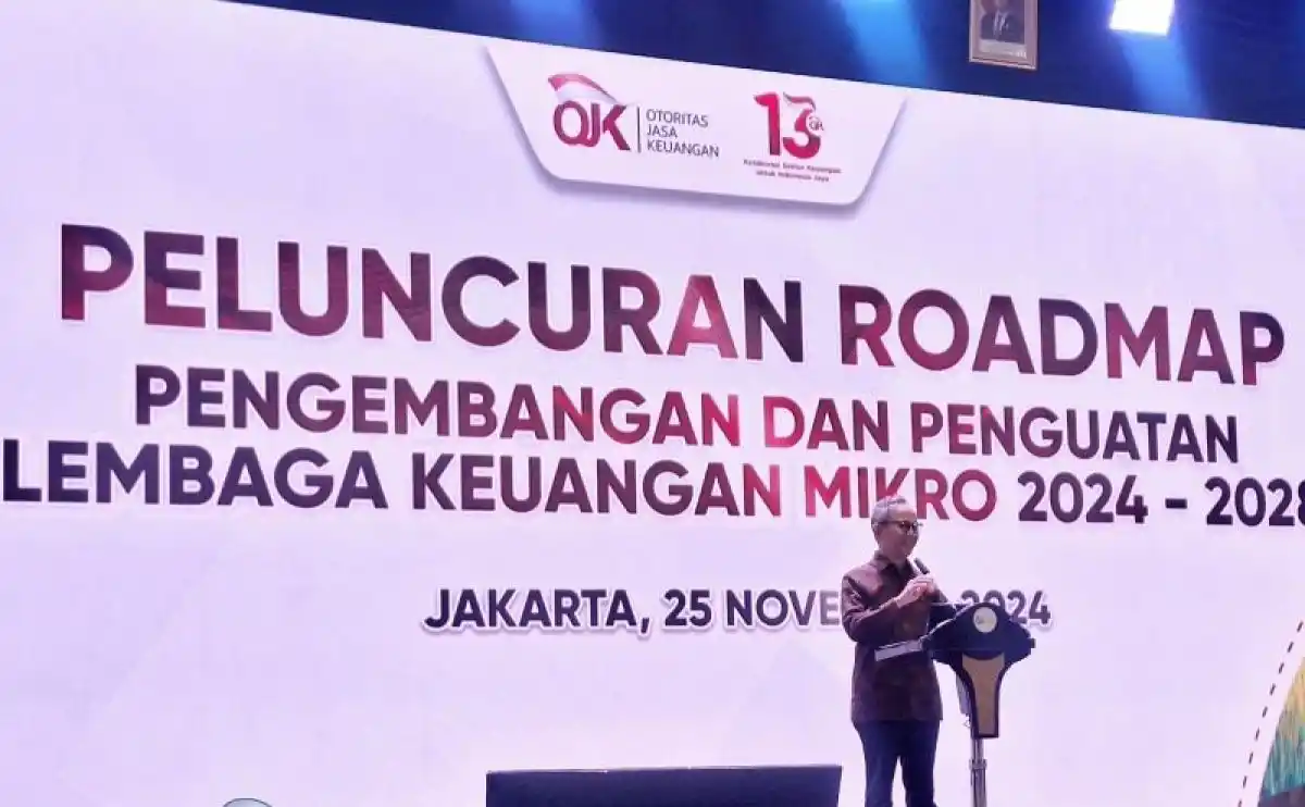 Peluncuran Roadmap Pengembangan dan Penguatan Lembaga Keuangan Mikro (Foto: Antara)