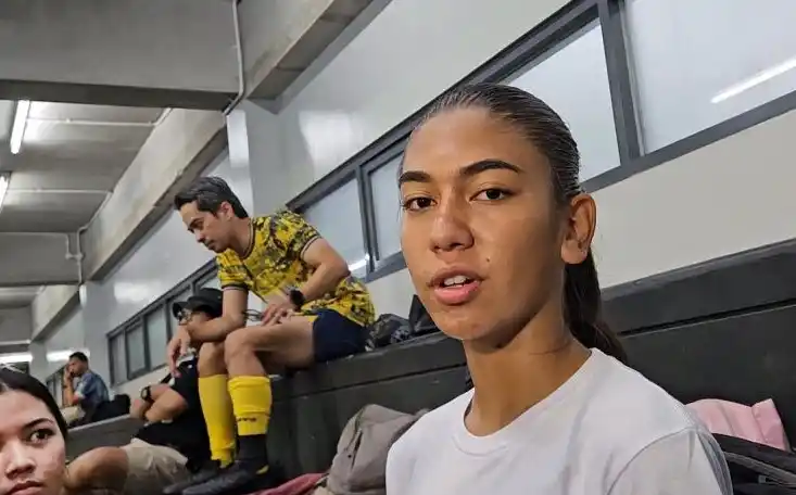 Pemain timnas putri Indonesia Claudia Scheunemann (Foto: Antara)