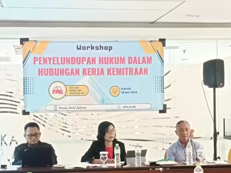 Yayasan Forum Adil Sejahtera 90 (YFAS) melaksanakan Workshop di Vasaka Hotel Jakarta Timur, Kamis (16/5/2024) (Foto: Dok MI/Nuramin)