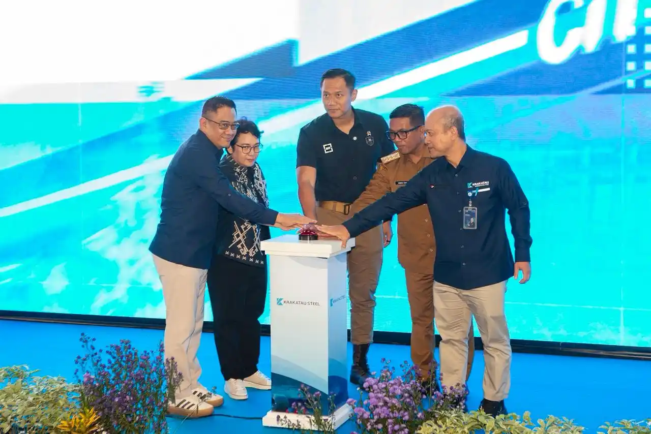 Peresmian Jalur Logistik Multimoda Cilegon (Foto: Krakatau Steel)