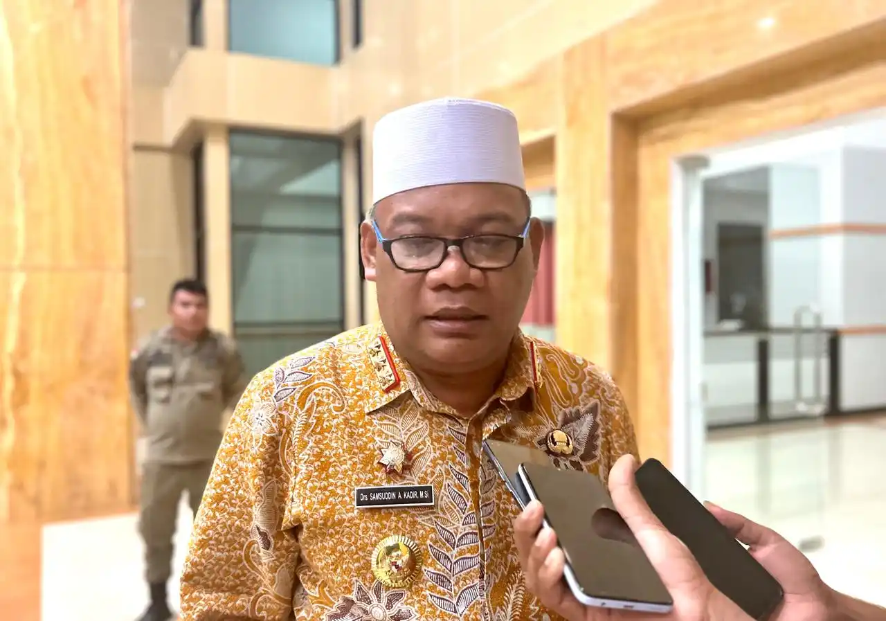 Pj Gubernur Maluku Utara, Samsuddin Abdul Kadir (Foto: MI/Rais Dero)