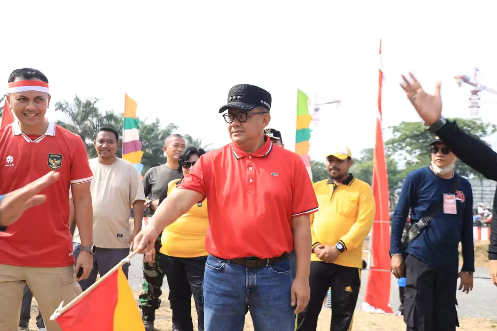 Pj Wali Kota Bekasi, Bersama Dandim Hendak Membuka Dimulainya Perlombaan (Foto: MI/Hms)