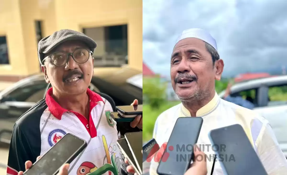 Plt Kepala Dikbud Malut, Damruddin (kanan) dan Wakil Ketua DPRD Malut, Muhammad Abusama (kiri) (Foto: MI/RD)