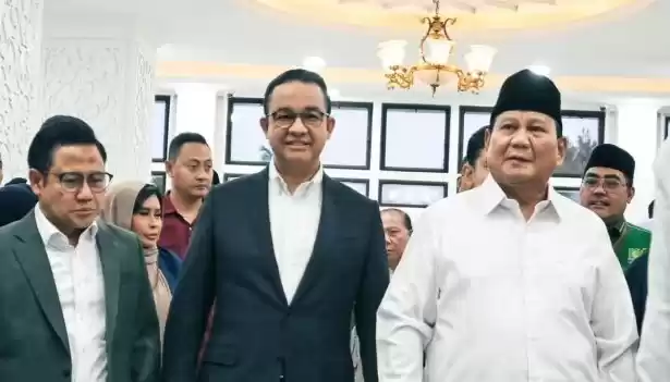 Muhaimin Iskandar (kiri), Anies Baswedan (tengah) dan Prabowo Subianto (kanan) (Foto: Istimewa)