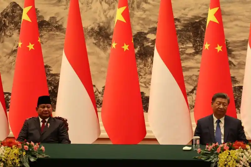 Presiden Prabowo Subianto, bersama dengan Presiden Xi Jinping [Foto: ANTARA]