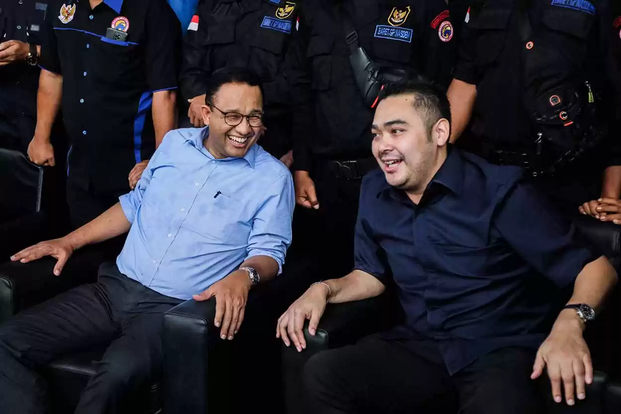 Ketua Koordinator Bappilu DPP Partai NasDem, Prananda Surya Paloh dan mantan Gubernur DKI Jakarta Anies Baswedan [Foto: Ist]