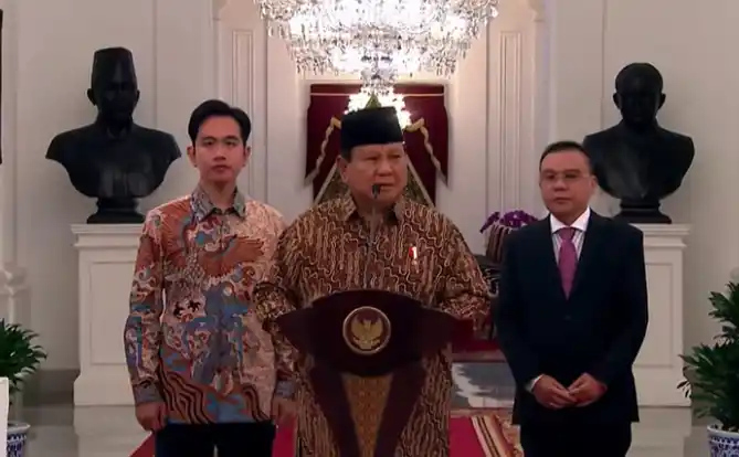 Presiden Prabowo Subianto (Foto: Tangkapan layar)