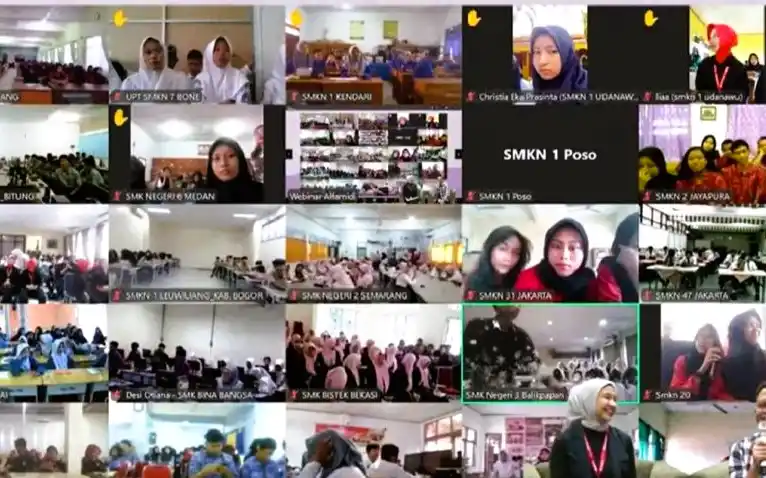Program vokasi yang digelar oleh perusahaan retail perdagangan (Foto: Antara)