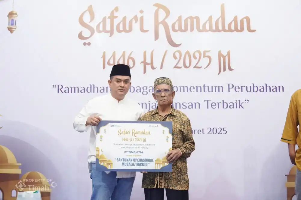 PT Timah Serahkan Bantuan untuk Musala Al Falah di Belitung Timur [Foto: Doc. PT Timah]