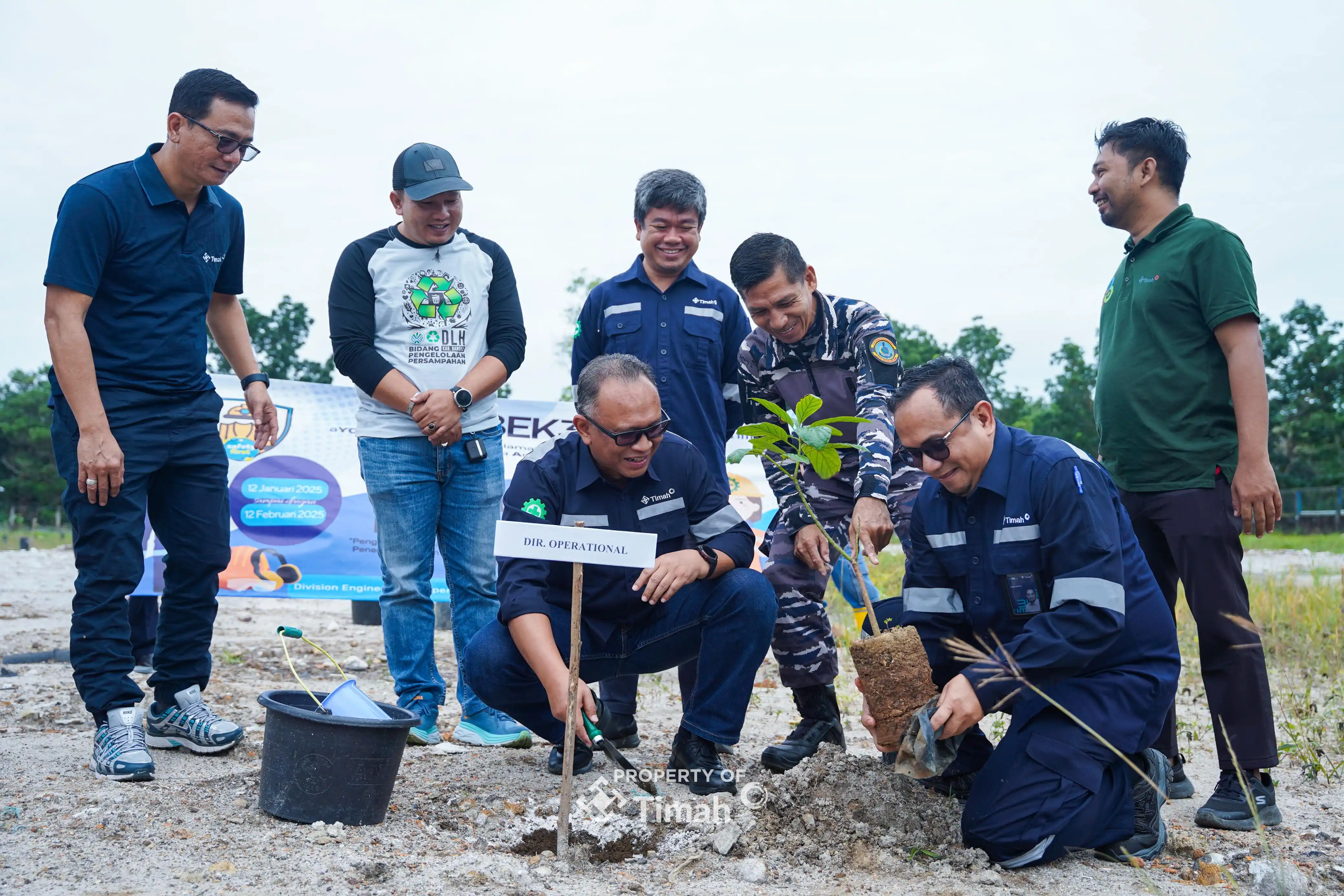 PT Timah Tanam 500 Pohon Buah [Foto: Doc. PT Timah]