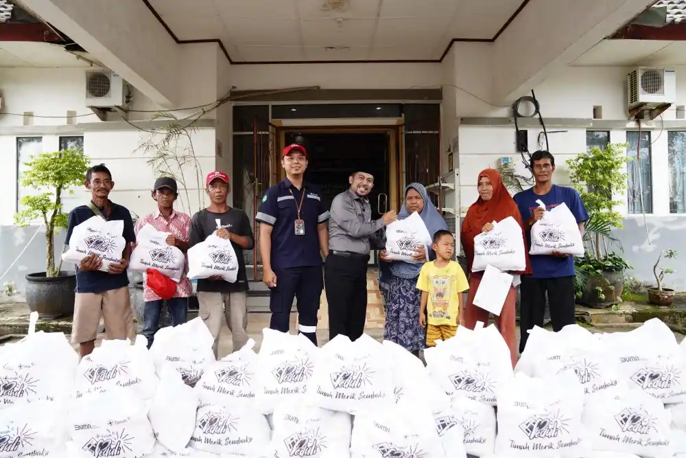 PT Timah Bantu Atasi Stunting di Bangka Selatan [Foto: Doc. PT Timah]