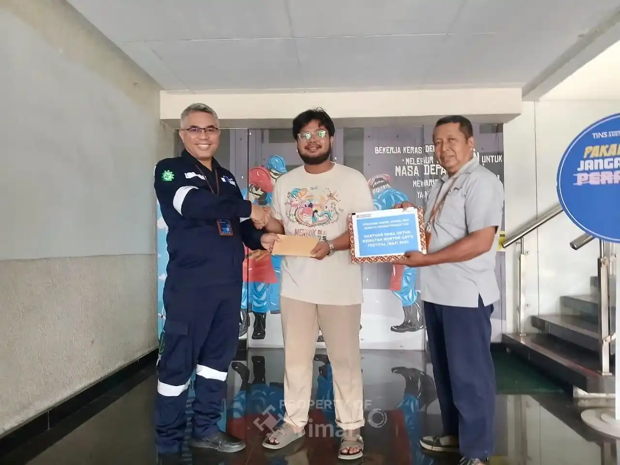 PT TIMAH Tbk Gandeng KNPI Bangka Barat dan Daun Simpor [Foto: Doc. PT Timah]