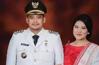 Putri Presiden Jokowi, Kahiyang Ayu bersama suaminya, Wali Kota Medan Bobby Nasution (Foto: Istimewa)
