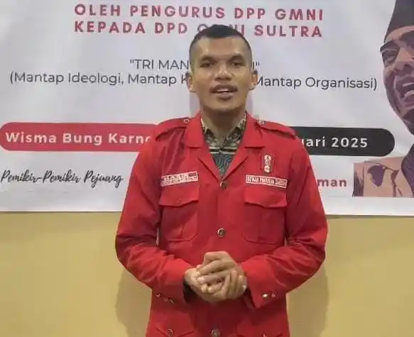 Demisioner Ketua DPC GMNI Kendari periode 2023-2025 Rasmin Jaya (Foto: Dok MI)