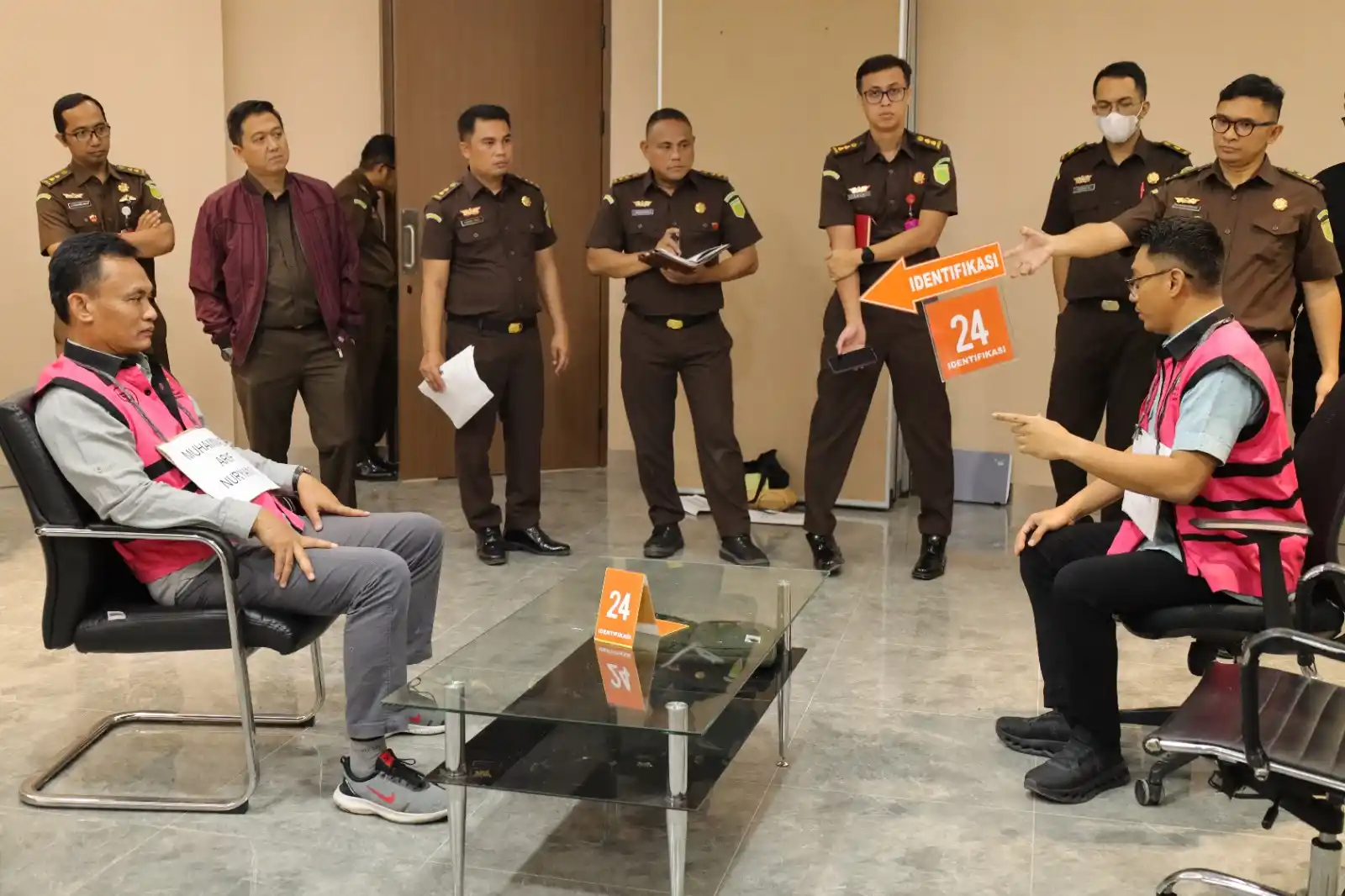 Rekonstruksi Kasus Suap Hakim Rp 60 M
