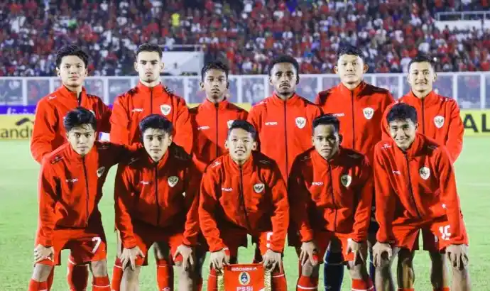 Sejumlah pesepak bola Timnas Indonesia U-20 berpose. (Foto: Antara)