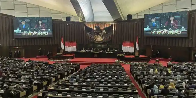 Sidang Paripurna Ke-2 Masa Jabatan Anggota MPR RI periode 2024-2029 di Ruang Rapat Paripurna, Gedung Nusantara, Kompleks Parlemen, Senayan, Jakarta, Rabu (2/10/2024). [Foto: ANTARA]