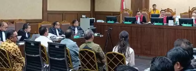 Sidang pemeriksaan saksi lanjutan, kasus dugaan korupsi lingkungan Kementerian Pertanian (Kementan) di Pengadilan Tipikor Jakarta, Rabu (5/6/2024). (Foto: ANTARA)