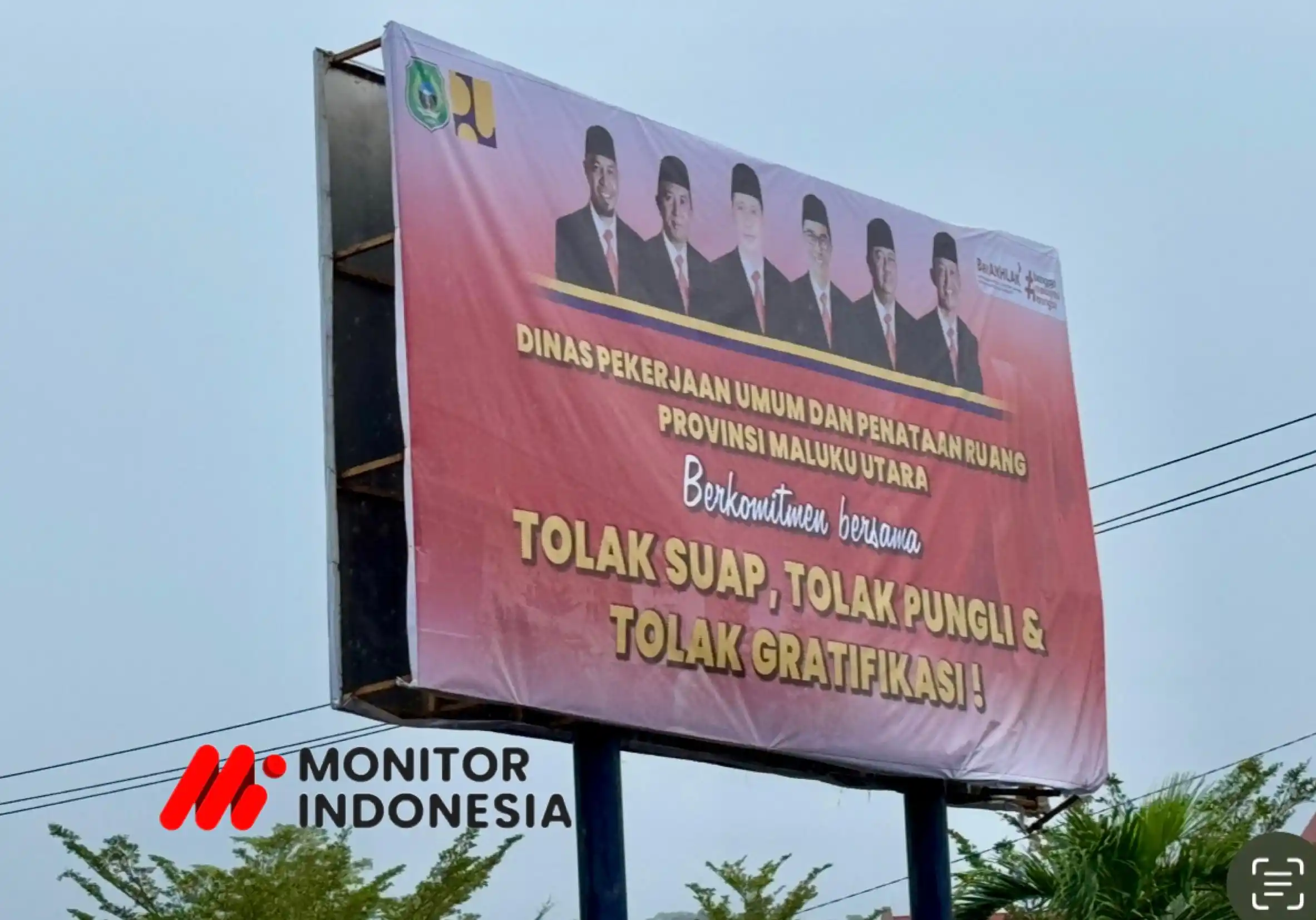 Spanduk Maluku Utara