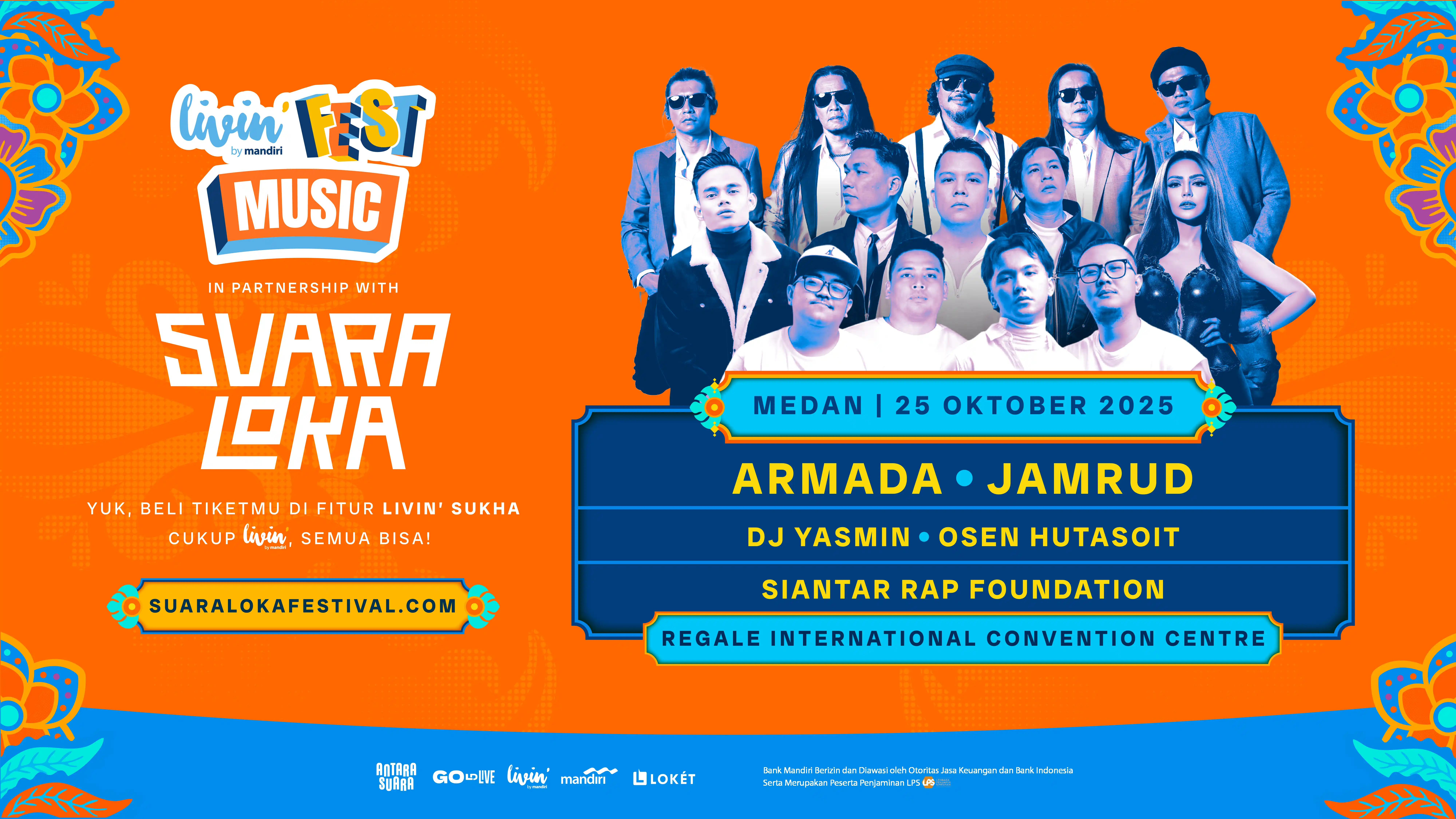 Livin’ Music Fest Medan [Foto: Doc. Mandiri]