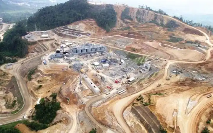 Tambang Emas Martabe di Batang Toru (Foto: Ist)