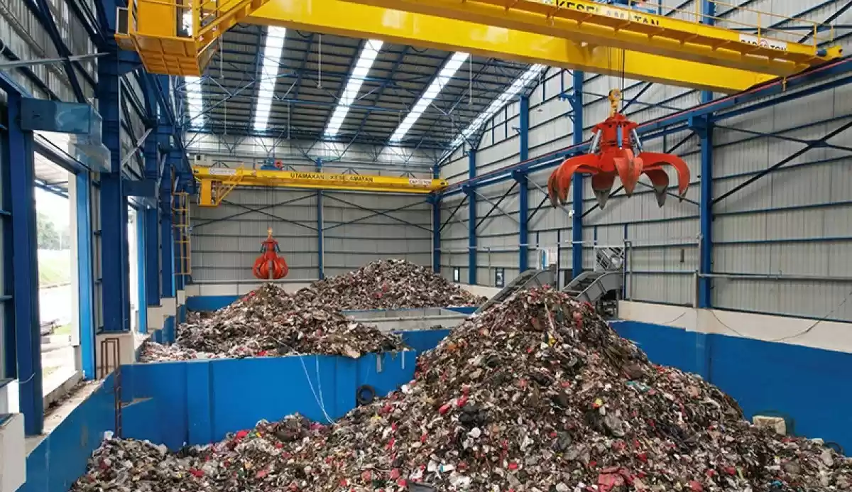 Teknologi pengolahan sampah menjadi bahan bakar atau refuse derived fuel (RFD) (Foto: Antara)
