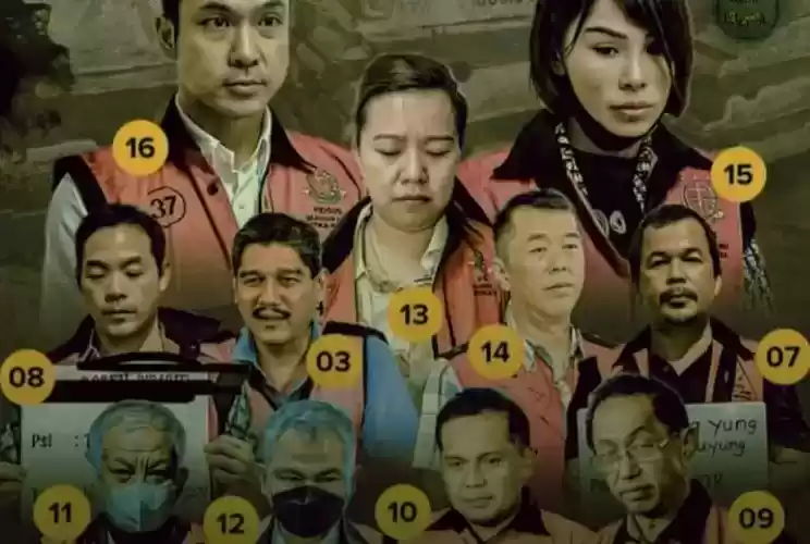 Para tersangka korupsi timah Rp 300 triliun, sebagian tengah dimejahijaukan (Foto: Istimewa)