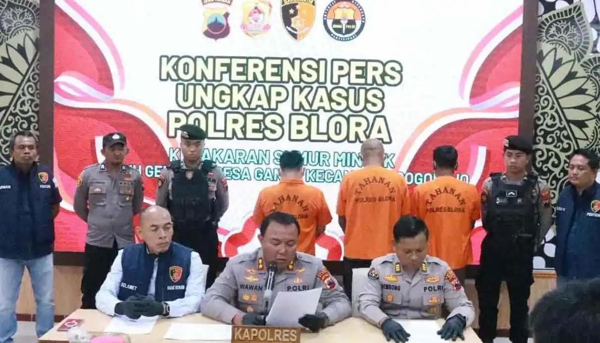 Kebakaran Sumur Minyak Ilegal Blora, Polisi Tetapkan 3 Tersangka Tiga Orang jadi Tersangka Kasus Kebakaran Sumur Minyak Ilegal Blora (Foto: Repro)