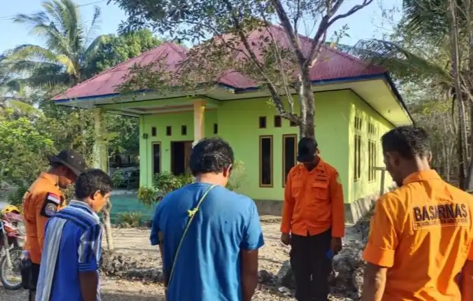 TIm SAR Gabungan saat melakukan persiapan pencarian korban