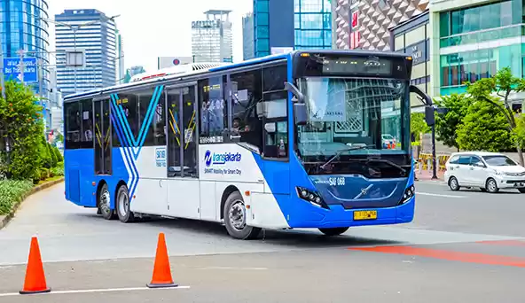 Bus TransJakarta (Foto: Dok MI/Ant)