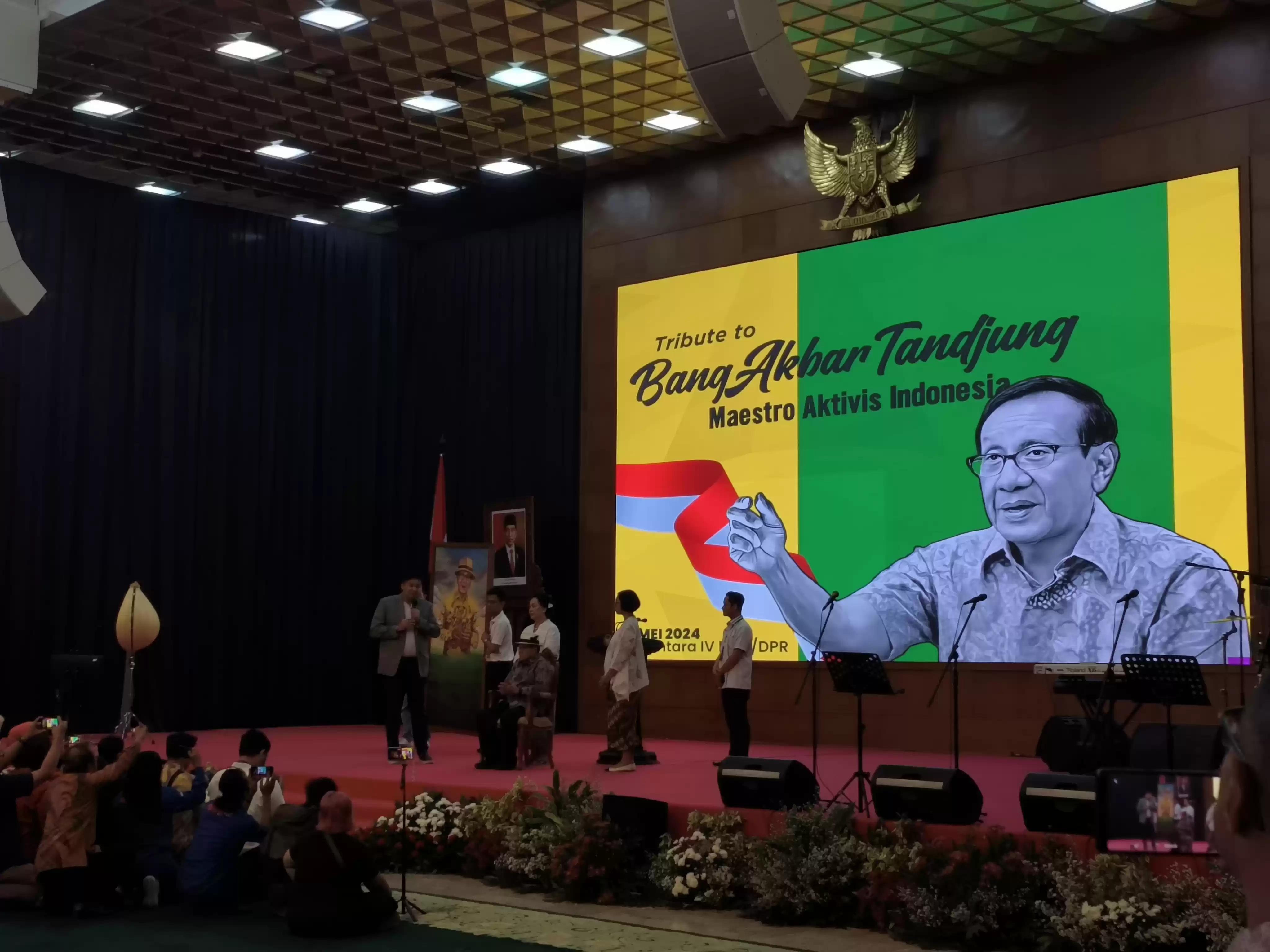 Forum Aktivis Nasional (FAN) menggelar acara "Tribute to Akbar Tandjung" di Gedung Nusantara IV, Kompleks Parlemen, Senayan, Jakarta, Minggu (19/5/2024). (Foto: Ist)