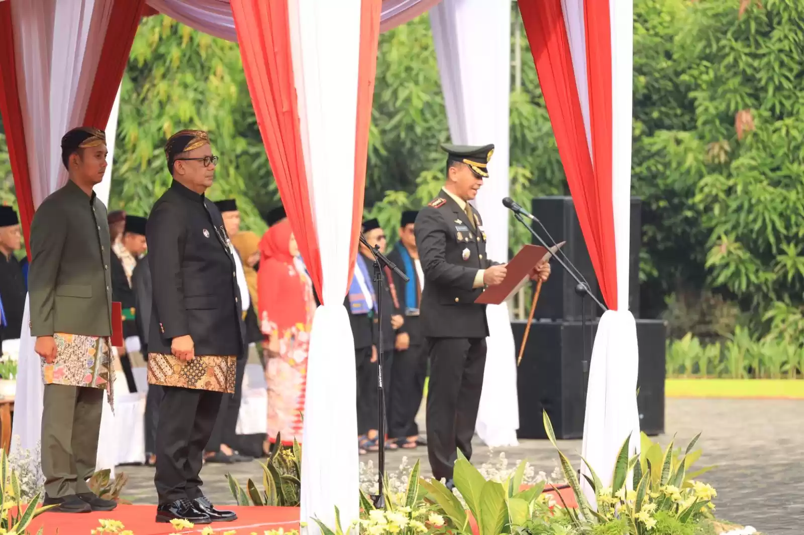 Upacara Peringatan Hari Lahir Pancasila di Kota Bekasi, Sabtu (1/6/2024) (Foto/Hms)